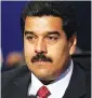  ??  ?? President Nicolas Maduro