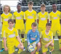  ?? FM4815055 ?? Ashford United Yellow under-13s