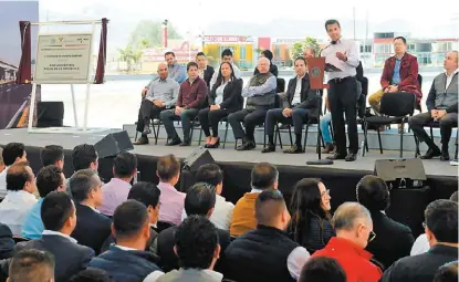  ?? ESPECIAL ?? Inauguró la primera etapa de la ampliación del Paseo de la República, en Querétaro.