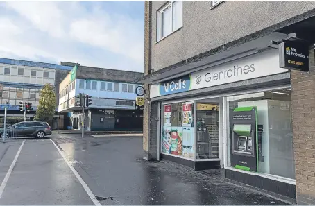  ?? Picture: Steven Brown. ?? The RS McColl’s premises in North Street, one of the shops targeted by armed robbers.