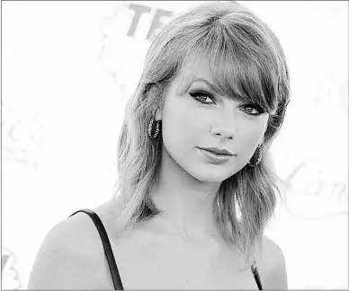  ?? ASSOCIATED PRESS PHOTO ?? This Aug. 10 file photo shows Taylor Swift at the Teen Choice Awards at the Shrine Auditorium in Los Angeles. Swift released her first fulllength pop album Monday, titled 1989.