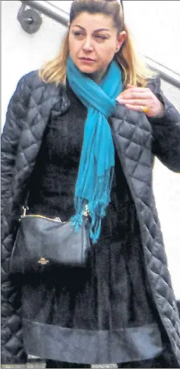  ?? Picture: PAUL BEARD/SWNS ?? Brown at Warwick crown court, where she admitted falsely claiming £27,000 in benefits – despite being a wealthy divorcee