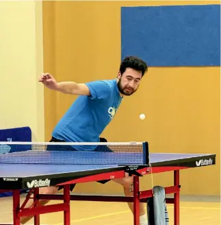  ?? SUPPLIED ?? Leading player Nathan Watson produced the highest win percentage throughout the Marlboroug­h table tennis season.