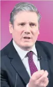  ??  ?? TOO CAUTIOUS
Keir Starmer