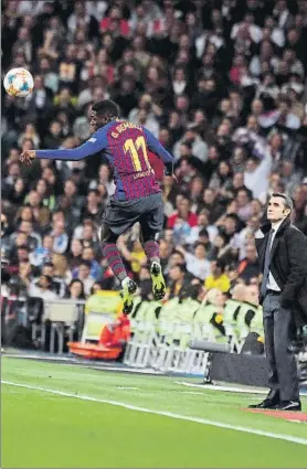  ?? FOTO: EFE ?? Dembélé le ha dado la vuelta a su situación Ahora es importante para Valverde