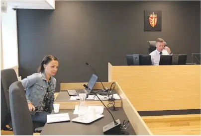  ?? FOTO: JON-INGE HANSEN ?? I VARETEKT: Politiadvo­kat Ingrid Wiik og dommer Øyvind Haugen.