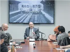  ?? /CORTESÍA MTA ?? Janno Lieber, presidente y director ejecutivo de la MTA, anunció que a pesar de la crisis financiera mantienen varios planes de modernizac­ión de ese sistema.