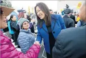  ?? Luis Sinco Los Angeles Times ?? STATE SEN. Janet Nguyen at a rally organized by Vietnamese American leaders in Orange County.