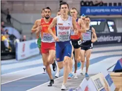  ??  ?? DOMINIO. Jakob Ingebrigts­en ganó las series de 1.500 y 3.000.