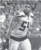  ??  ?? Seahawks linebacker Bobby Wagner is seen during a game against the Cardinals on Sept. 30.