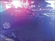  ?? FILE PHOTO ?? A Hamilton Police detective crashes his unmarked patrol car at Bill’s Olde Tavern off Nottingham Way in Hamilton Township early Friday, Oct. 19, 2018.