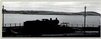  ??  ?? Right: At the westernmos­t outpost of the Southern Railway, sole-surviving LSWR T9 ‘Greyhound’ 4-4-0 No. 30120 is silhouette­d against the Camel estuary as it is turned at Padstow on June 13, 1961. As highlighte­d in News, page 21, this locomotive, now part of the National Collection, is currently based at another prime seaside destinatio­n, the Swanage Railway.