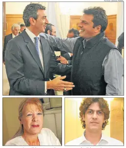  ?? FOTOS: CEDOC PERFIL ?? APUESTA. Los dirigentes quieren sumar a Stolbizer y Lousteau.