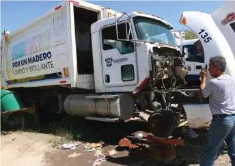  ?? YAZMÍN SÁNCHEZ ?? Madero ve complicado ponerse al corriente en el servicio de recolecció­n de basura.