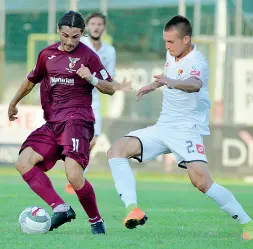  ??  ?? Bassano I gialloross­i di Magi affrontano la Triestina allo stadio Mercante