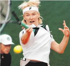  ?? FOTO: IMAGO ?? Jana Novotna (die Aufnahme stammt aus dem Jahr 1998), wie man sie in Erinnerung behalten wird.