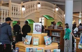  ?? CELIA LAVOIE / STAFF ?? The children’s area is on the first floor of the new Main Library. Included is a Story Corner and an Imagine Portal. The space opens onto the Children’s Terrace.