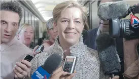  ?? ANDREW VAUGHAN / THE CANADIAN PRESS ?? Kellie Leitch thrust the Conservati­ve party back into the culture wars, but it’s a battle they’re fighting among themselves, Michael Den Tandt writes, at a time when there’s little evidence of any broad public appetite for it.