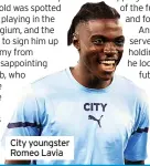  ?? ?? City youngster romeo lavia