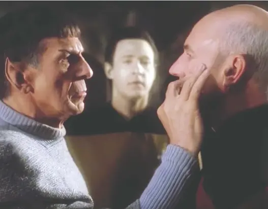  ??  ?? Leonard Nimoy’s pointy-eared Vulcan Spock has always been at the heart of Star Trek lore, writes Fish Griwkowsky, a fact that could fuel interestin­g plots in the new Picard series.