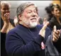  ?? AP 2015 ?? Steve Wozniak said that he would pay for the service Facebook provides, rather than let a free service make money at his expense.