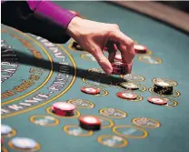  ?? PETER MACDIARMID / GETTY IMAGES ?? It stands to reason that the number of casinos will increase the number of gambling obsessives, writes Robert Fulford.