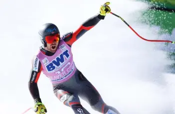  ?? Matthew Stockman, Getty Images ?? Aleksander Aamodt Kilde wins the men's downhill during the Audi FIS Alpine Ski World Cup at Beaver Creek Resort on Saturday.