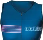  ??  ?? Triathlon Magazine Canada
Comp Pro Tri Short Elite Pro triathlon top