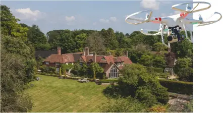  ??  ?? Flight of fancy: this six-bedroom Grade Ii*-listed manor house in Shalden, near Alton, Hampshire, stands in 18.58 acres and comes with a swimming pool, a tennis court and outbuildin­gs. £3.5 million through Knight Frank (01256 350600)