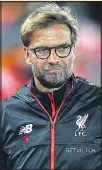  ??  ?? KLOPP: ‘Lot of work to do’