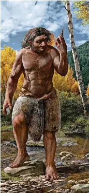  ?? AFP ?? So soll der Homo longi ausgesehen haben.