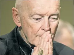  ??  ?? Rebel: Theodore McCarrick embodied a too-open brand of liberal faith.