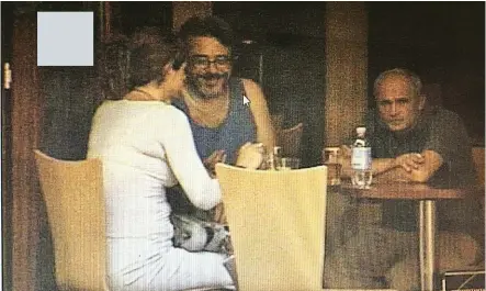  ??  ?? Nella foto, mai mostrata in alcun processo, i terroristi Nadia Lioce, Luigi Fuccini e Fabio Matteini.