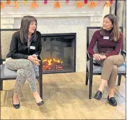  ?? COURTESY OF THE HERITAGE OF GREEN HILLS ?? Lois Savage, left, senior paralegal, and Susan Lazarchick, elder care coordinato­r at Curran Elder Law, spoke at a recent educationa­l session at the Heritage of Green Hills.