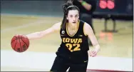  ?? Julio Cortez / Associated Press ?? Iowa guard Caitlin Clark leads the nation at 26.8 points per game.