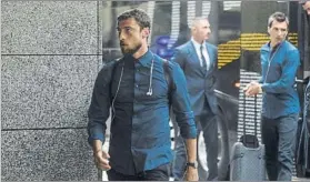  ?? FOTO: MANEL MONTILLA ?? Marchisio, en abril a su llegada a Barcelona En septiembre no podrá jugar