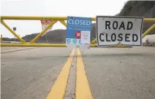  ?? Lea Suzuki / The Chronicle 2020 ?? Twin Peaks Boulevard in San Francisco was closed to traffic soon after shelterinp­lace orders were issued in March 2020.