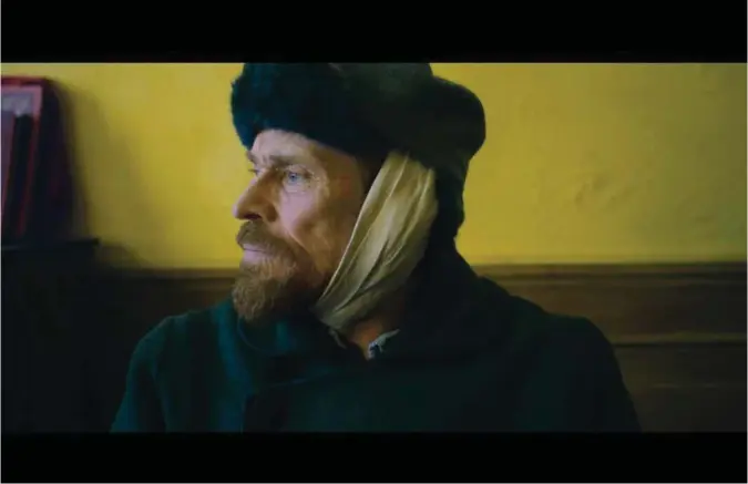  ?? NORSK FILMDISTRI­BUSJON ?? Willem Dafoe, som Vincent van Gogh, har fått øret kuttet av.