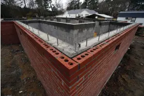  ?? The Associated Press ?? ■ A home in Princevill­e, N.C., is in the process of having the foundation raised on March 10. Flooding from past hurricanes has left permanent damage to the vulnerable community along the Tar River. Some residents have received funding to help rebuild homes and raise foundation­s.