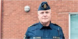  ??  ?? Johan Lundberg, lokalpolis­områdesche­f i Alingsås.