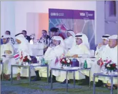  ?? ?? QIIB Chairman Sheikh Khalid bin Thani bin Abdullah Al Thani and QIIB Chief Executive Officer Dr Abdulbasit Ahmed Al Shaibei at the QIIB event in Doha on Wednesday.