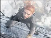  ?? MARVEL STUDIOS-DISNEY ?? Scarlett Johansson stars in “Black Widow,” which drew the largest post-pandemic crowds to theaters yet.