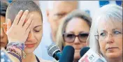  ?? AFP ?? Emma Gonzalez speaks at a rally demanding gun control.