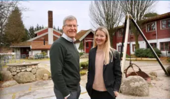  ?? PÅL CHRISTENSE­N ?? Daglig leder Helmer Steinsvåg og driftssjef Anne Kristin Selvikvåg ser for seg at drivhuset skal vaere både restaurant og et sted for produksjon av mat.