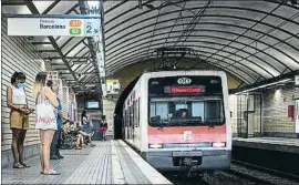  ?? MONTSE GIRALT ?? La estación Peu del Funicular es la primera del centenario túnel