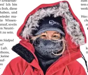  ?? F.BUSSE ?? Die Physikerin Raffaela Busse ist ein Jahr am Südpol