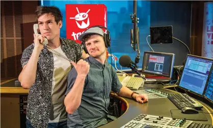  ??  ?? Liam Stapleton (left) and Ben Harvey from Triple J. The communicat­ions minister Mitch Fifield has criticised the station for moving the Hottest 100 from Australia Day, saying it’s the ABC’s job to ‘reinforce a sense of cohesion and community’....