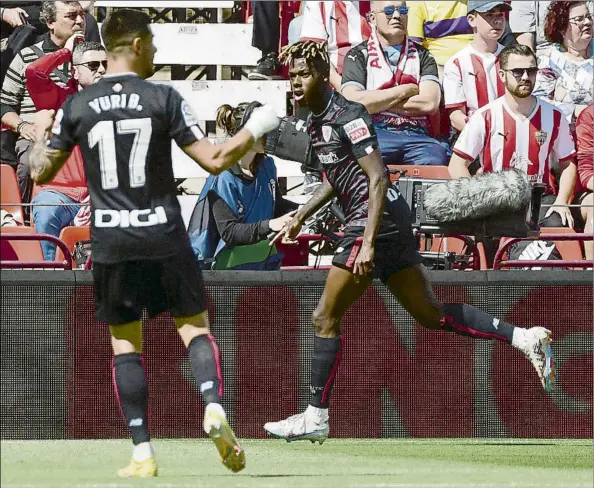  ?? FOTO: EFE ?? ¡Que siga la racha!
El Athletic derrotó al Almería el 22 de abril en la última salida liguera