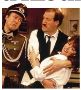  ??  ?? Popular: Guy Siner, Gorden Kaye and Vicki Michelle in the BBC sitcom