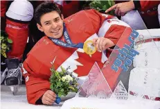  ?? FOTO: SMITH/DPA ?? Eishockey-Torhüter Carey Price, 2014 mit Kanada Olympiasie­ger, äußert deutliche Kritik an der Entscheidu­ng der NHL.